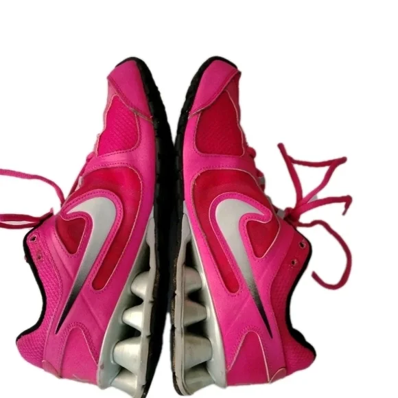 Nike Reax Run 8 Running Athletic Shoes Women's Size 7.5 Pink Silver 599562-600 - Picture 5 of 9